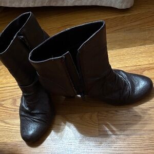 Women’s Brown Leather Ankle Boots